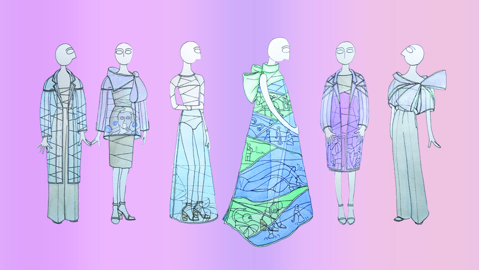 Fashion designs by Wim Bruynooghe
